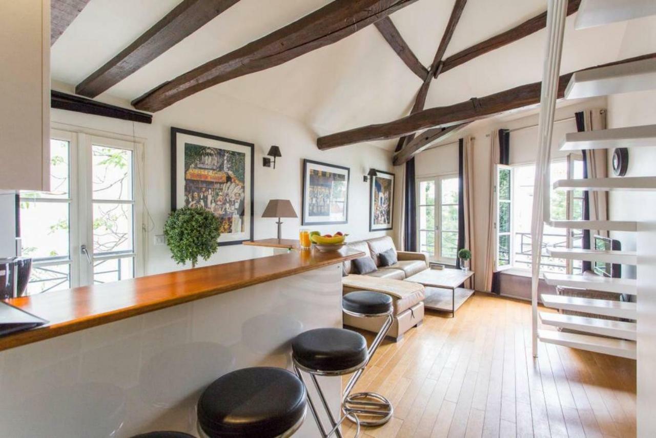 Luxurious Duplex - Top Of Montmartre Paris Bagian luar foto