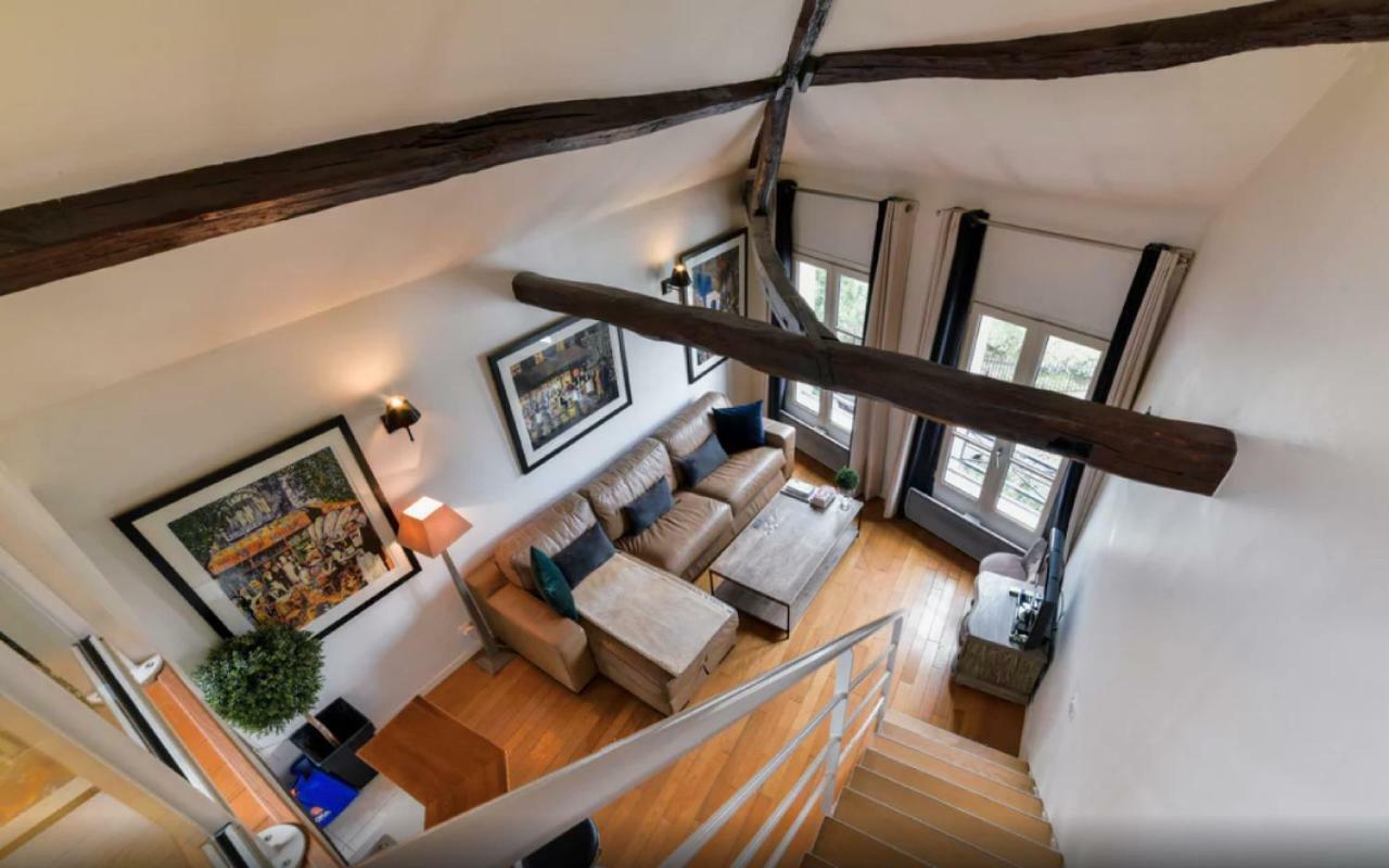 Luxurious Duplex - Top Of Montmartre Paris Bagian luar foto